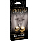 Вагинальные шарики Fetish Fantasy Gold Ben-Wa Balls золотые D  2 см