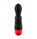 Вибратор TOYFA Black&amp;Red, 10 режимов вибрации, силиконовый, красный, 11,4 см