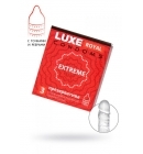 ПРЕЗЕРВАТИВЫ LUXE, ROYAL, EXTREME, 18 СМ, 5,2 СМ, 3 ШТ.