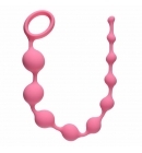 Анальная цепочка Long Pleasure Chain Pink, 35х2,6 см