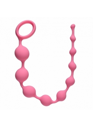 Анальная цепочка Long Pleasure Chain Pink, 35х2,6 см